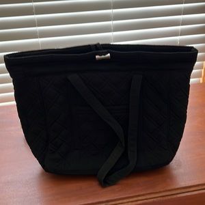 Gently Used Black Vera Bradley Computer Tote